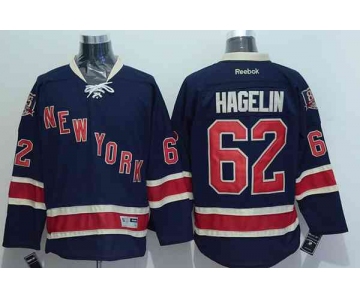 nhl jerseys new york rangers #62 hagelin dk.blue[85th]