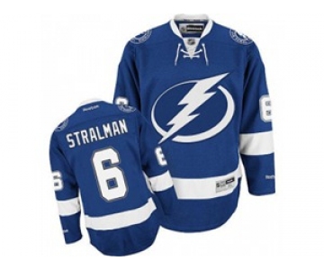 nhl jerseys tampa bay lightning #6 stralman blue