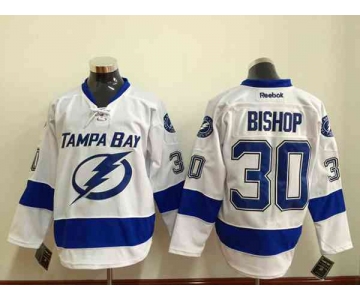 nhl jerseys tampa bay lightning #30 bishop white