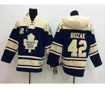 nhl jerseys toronto maple leafs #42 bozak blue-cream[pullover hooded sweatshirt]