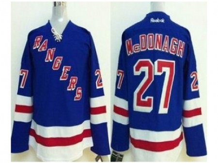 Youth nhl jerseys new york rangers #27 mcdonagh lt.blue