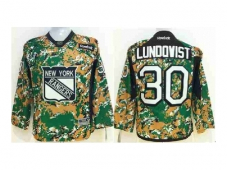 Youth NHL Jerseys New York Rangers #30 Lundovist camo