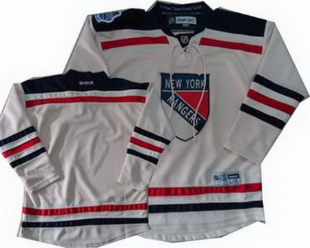 Youth New York Rangers blank cream 2012 winter classic Jersey