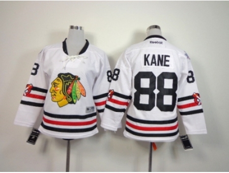 NHL Youth chicago blackhawks #88 Patrick Kane white jerseys(2015 new classic)