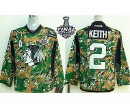 youth nhl jerseys chicago blackhawks #2 keith camo[2015 winter classic][patch A]