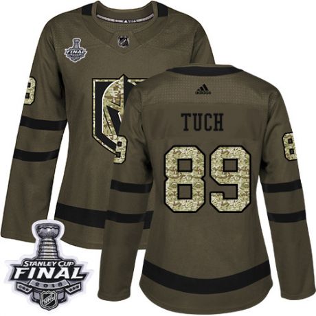 womens alex tuch vegas golden knights jersey green adidas 89 nhl 2018 stanley cup final authentic sa