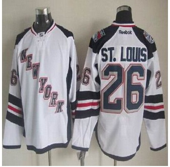 New York Rangers #26 Martin St.Louis White 2014 Stadium Series Stitched NHL Jersey