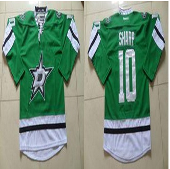 Dallas Stars #10 Patrick Sharp Green Stitched NHL Jersey