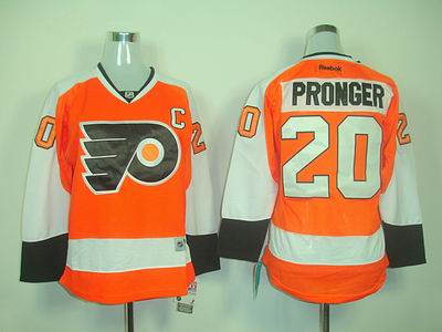 Women Philadelphia Flyers Chris Pronger jersey 20 orange jerseys