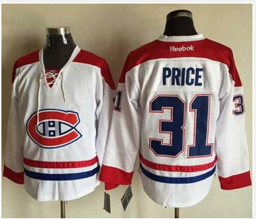 Montreal Canadiens #31 Carey Price Stitched White NHL Jersey