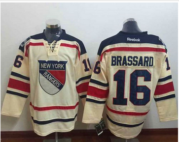 New York Rangers #16 Derick Brassard Cream 2012 Winter Classic Stitched NHL Jersey