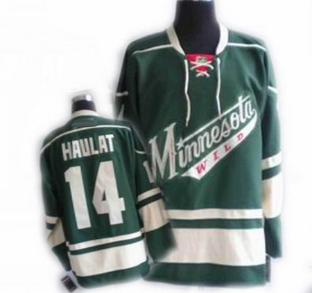 Youth Minnesota Wild 14# HAVLAT GREEN2