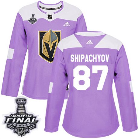 womens vadim shipachyov vegas golden knights jersey purple adidas 87 nhl 2018 stanley cup final auth