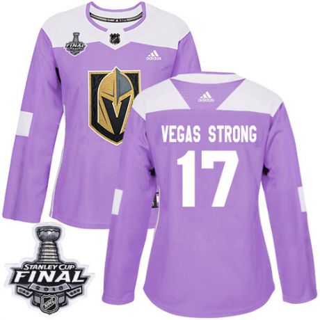 womens vegas strong vegas golden knights jersey purple adidas 17 nhl 2018 stanley cup final authenti