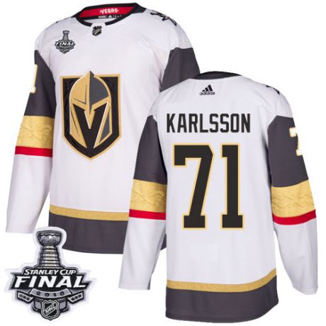 womens william karlsson vegas golden knights jersey white adidas 71 nhl away 2018 stanley cup final 