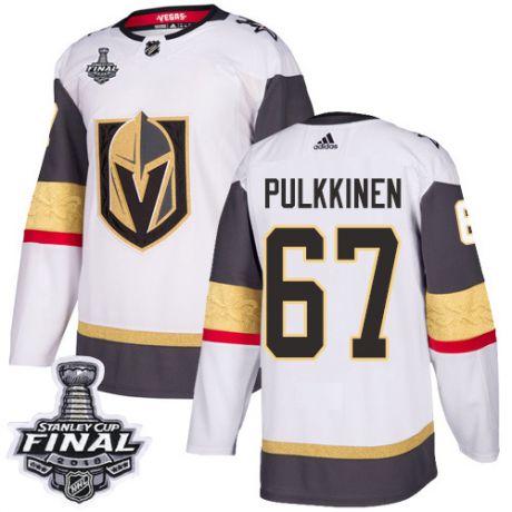 womens teemu pulkkinen vegas golden knights jersey white adidas 67 nhl away 2018 stanley cup final a