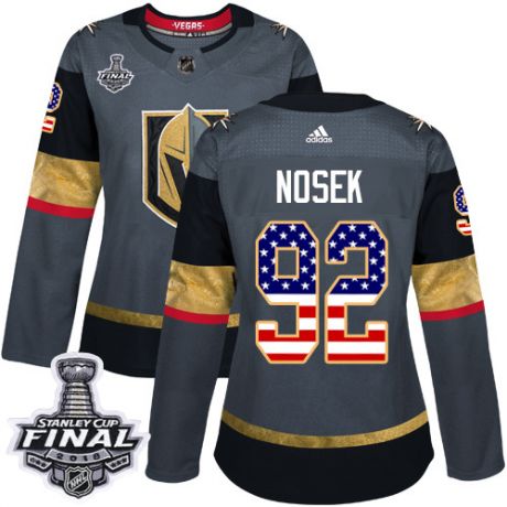 womens tomas nosek vegas golden knights jersey gray adidas 92 nhl 2018 stanley cup final authentic u