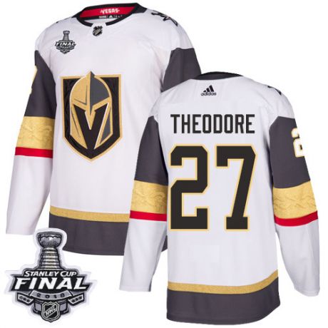 womens shea theodore vegas golden knights jersey white adidas 27 nhl away 2018 stanley cup final aut