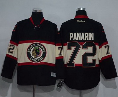 Blackhawks #72 Artemi Panarin Black New Third Stitched NHL Jersey