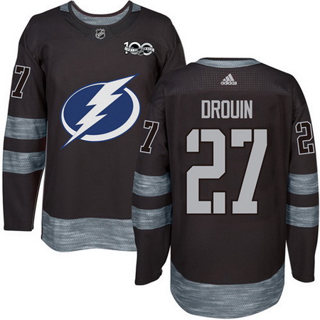 Lightning #27 Jonathan Drouin Black 1917 2017 100th Anniversary 