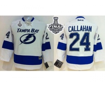 women nhl jerseys tampa bay lightning #24 callahan white[2015 stanley cup]