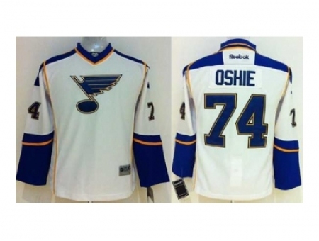 Youth NHL Jerseys St. Louis Blues #74 Oshie white