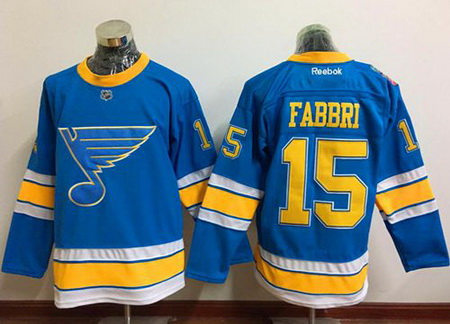 Blues #15 Robby Fabbri Light Blue 2017 Winter Classic Stitched NHL Jersey