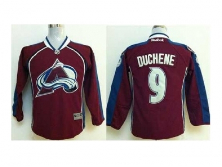 Youth NHL Jerseys Colorado Avalanche #9 Duchene red