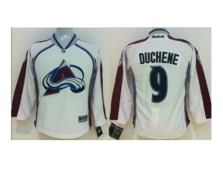 Youth nhl jerseys colorado avalanche #9 duchene white