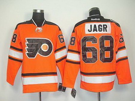 Youth Philadelphia Flyers 68# JAGR 2012 orange Winter Classic Jersey