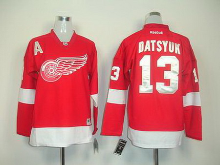 Youth kids Detoit Red Wings #13 Pavel Datsyuk Red