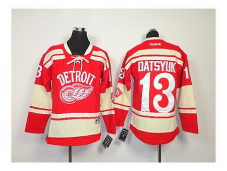 Youth NHL Jerseys Detroit Red Wings #13 datsyuk red[2014 winter classic]