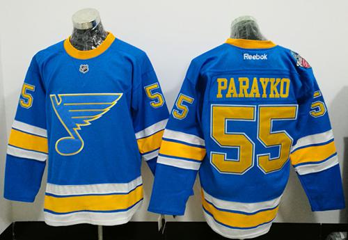 Blues #55 Colton Parayko Light Blue 2017 Winter Classic Stitched NHL Jersey