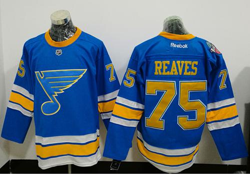 Blues #75 Ryan Reaves Light Blue 2017 Winter Classic Stitched NHL Jersey