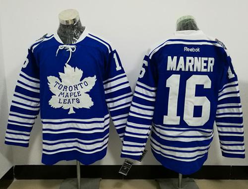 Maple Leafs #16 Mitchell Marner Blue 2014 Winter Classic Stitched NHL Jersey