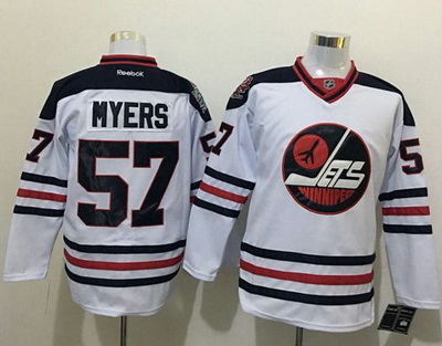 Jets #57 Tyler Myers White Heritage Classic Stitched NHL Jersey