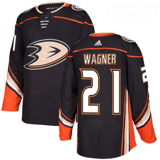 Youth Adidas Anaheim Ducks 21 Chris Wagner Premier Black Home NH