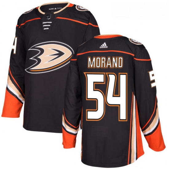 Youth Adidas Anaheim Ducks 54 Antoine Morand Authentic Black Home NHL Jersey