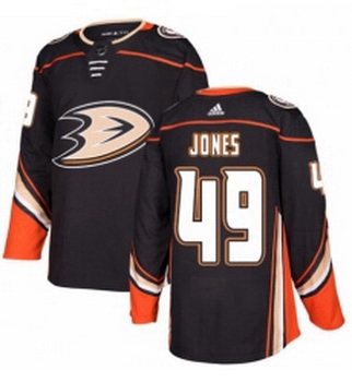 Youth Adidas Anaheim Ducks 49 Max Jones Premier Black Home NHL J