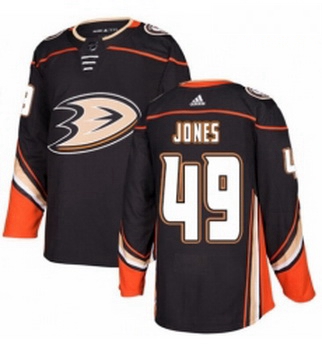 Youth Adidas Anaheim Ducks 49 Max Jones Premier Black Home NHL Jersey