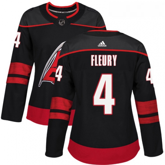 Womens Adidas Carolina Hurricanes 4 Haydn Fleury Authentic Black