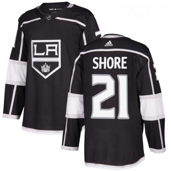 Youth Adidas Los Angeles Kings 21 Nick Shore Authentic Black Home NHL Jersey