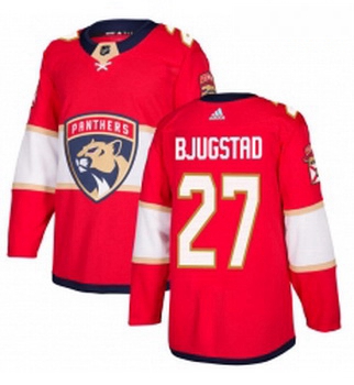 Youth Adidas Florida Panthers 27 Nick Bjugstad Premier Red Home NHL Jersey