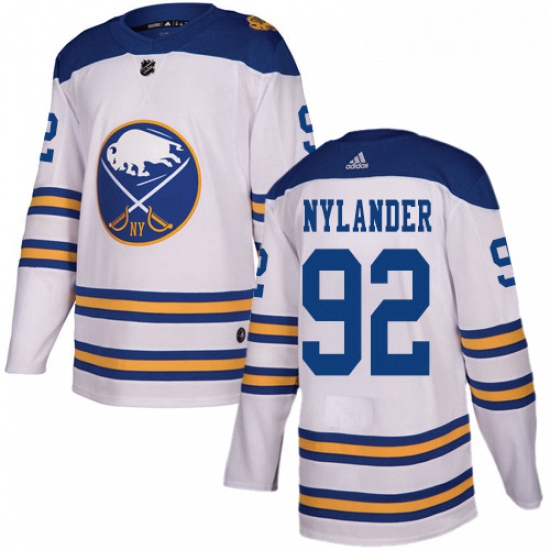 Youth Adidas Buffalo Sabres 92 Alexander Nylander Authentic White 2018 Winter Classic NHL Jersey