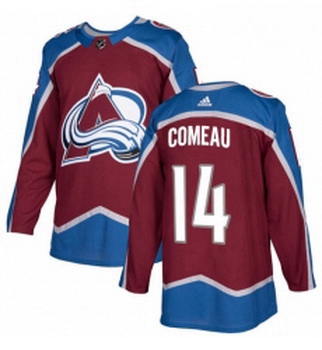 Youth Adidas Colorado Avalanche 14 Blake Comeau Authentic Burgundy Red Home NHL Jersey