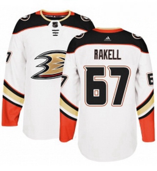 Youth Adidas Anaheim Ducks 67 Rickard Rakell Authentic White Awa