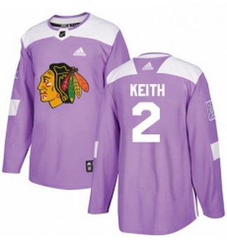 Youth Adidas Chicago Blackhawks 2 Duncan Keith Authentic Purple 