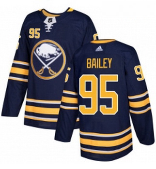 Youth Adidas Buffalo Sabres 95 Justin Bailey Authentic Navy Blue Home NHL Jersey