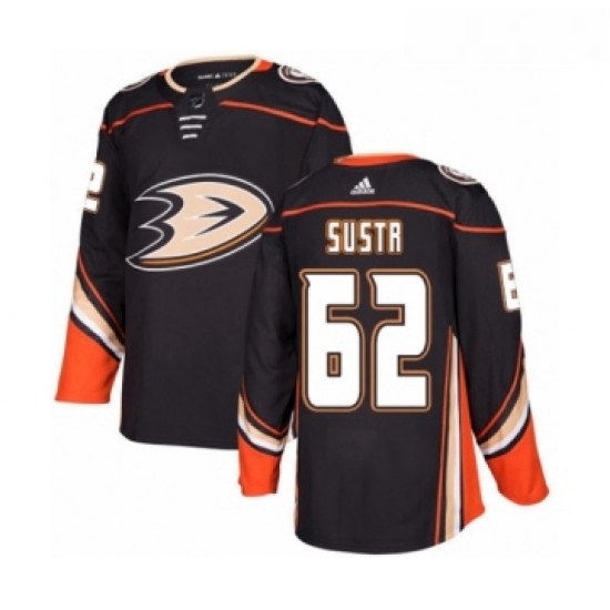 Youth Adidas Anaheim Ducks 62 Andrej Sustr Premier Black Home NHL Jersey