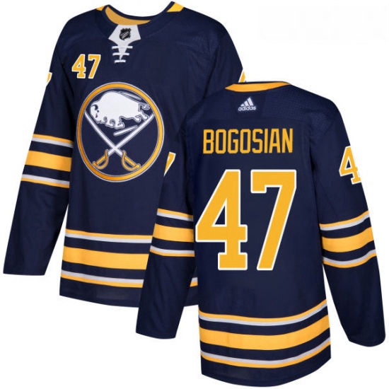 Youth Adidas Buffalo Sabres 47 Zach Bogosian Premier Navy Blue H